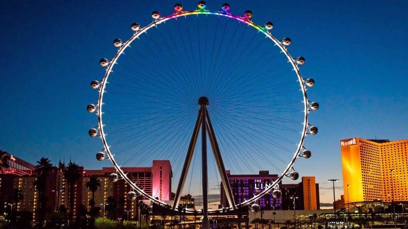 Best Attractions Las Vegas Strip, The High Roller: The world's tallest observation wheel,