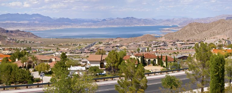 Boulder City, Boulder City Nevada ariel view