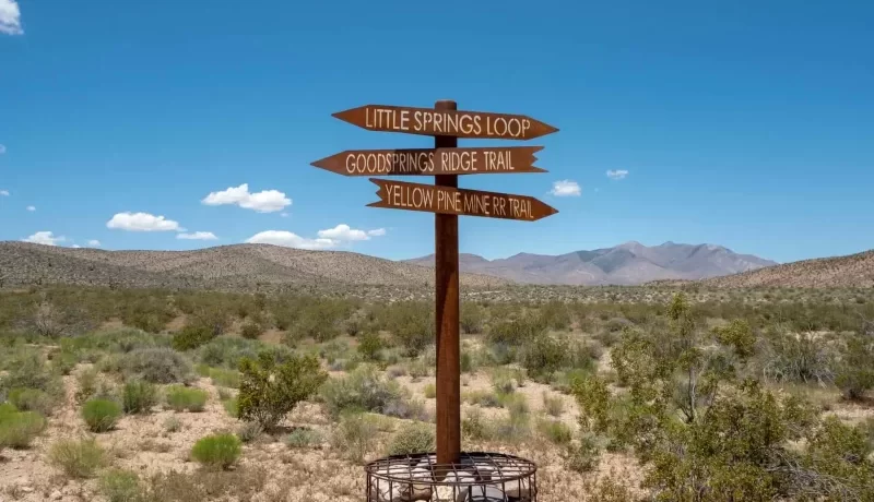 goodsprings nevada road sign